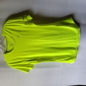 Nike Women Neon Green Shirt Size Large 